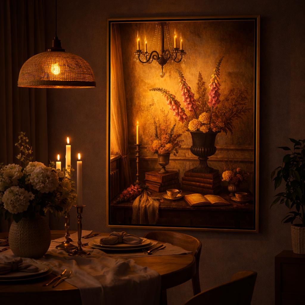 Timeless Elegance – Lighted Painting