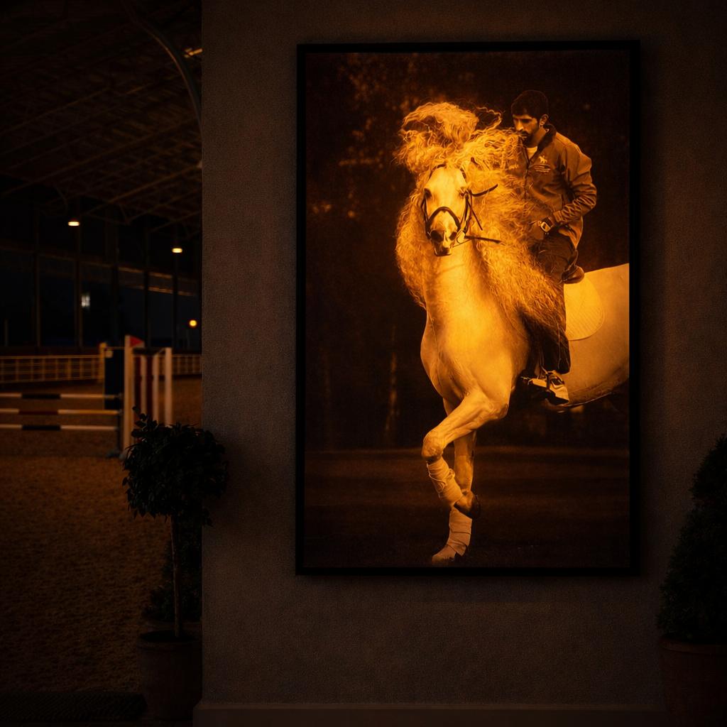 Grace in Power – Lighted Painting