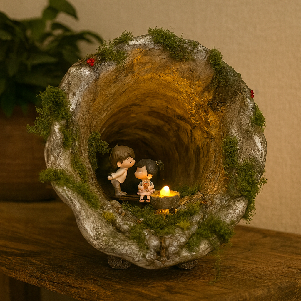 Handmade Forest Gramophone Art – “Whisper of Love” Edition