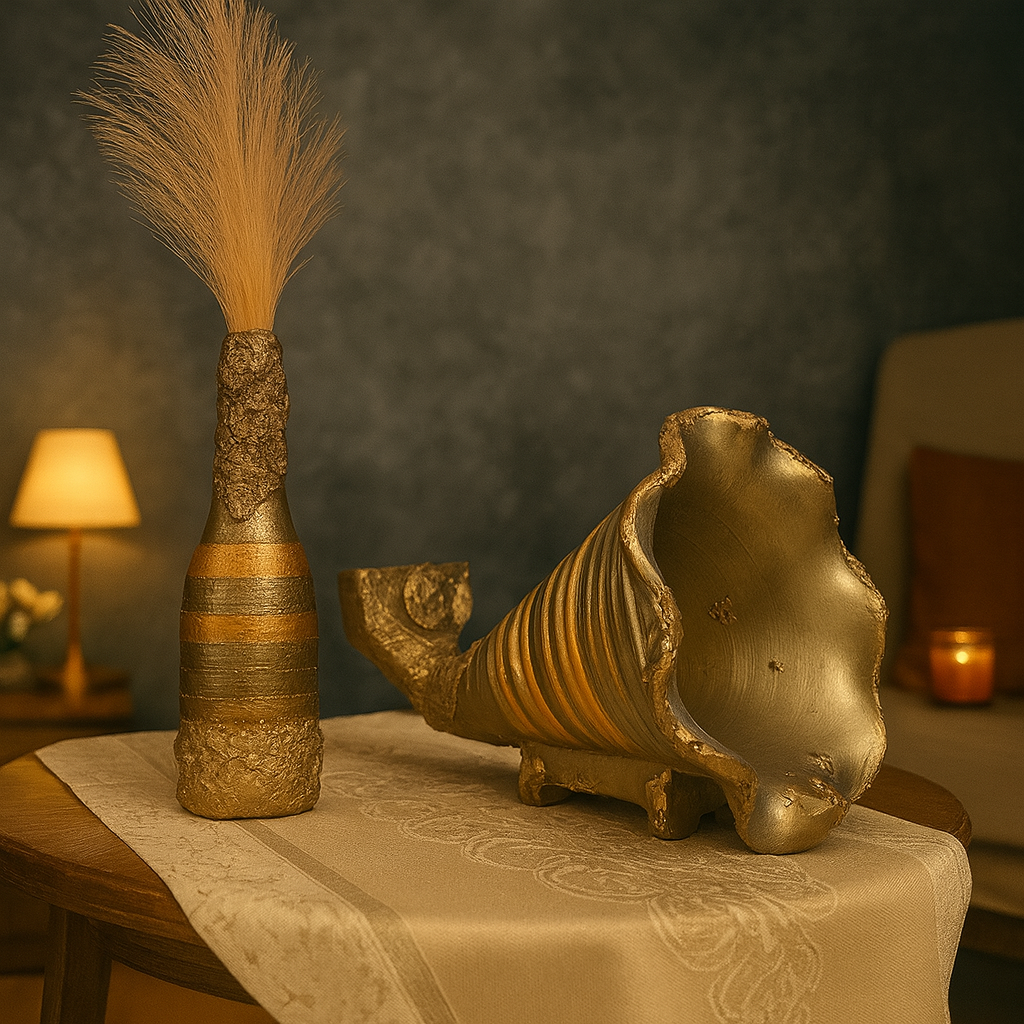 Handmade Gramophone Sculpture – “Old British” Edition