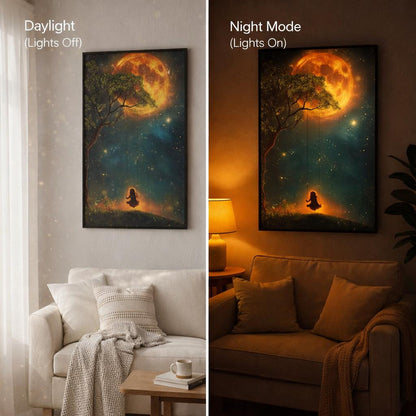 Moonlit Solitude – Lighted Painting