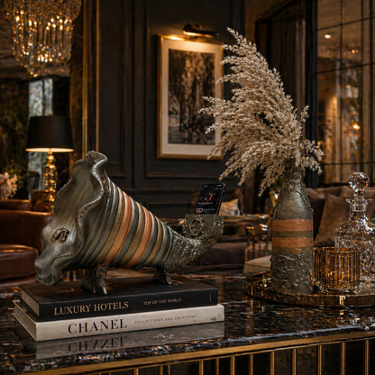 Handmade Gramophone Sculpture – “Old British” Edition