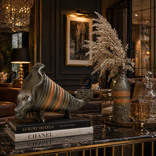 Handmade Gramophone Sculpture – “Old British” Edition