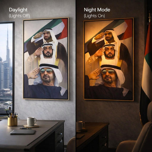 Leaders of the Union – Lighted Painting