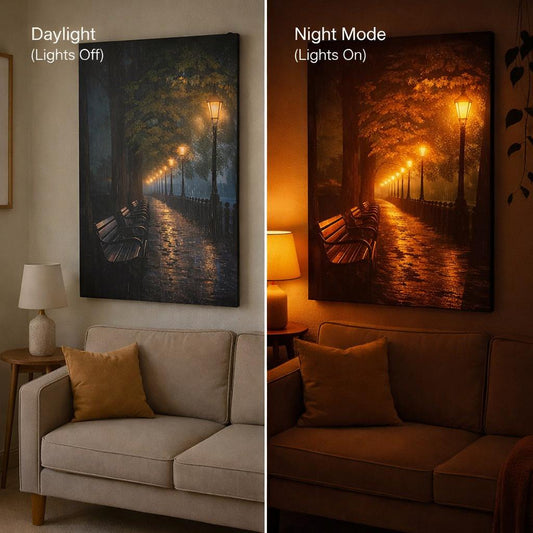 After the Rain – Lighted Painting