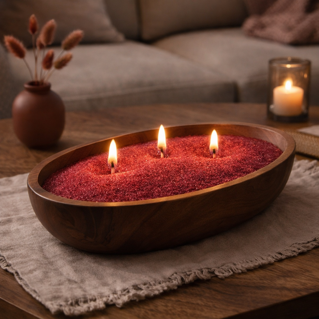 Dark Red Sand Wax