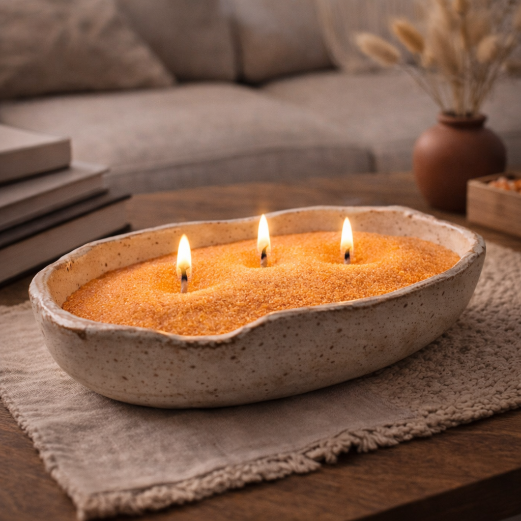 Light Orange Sand Wax