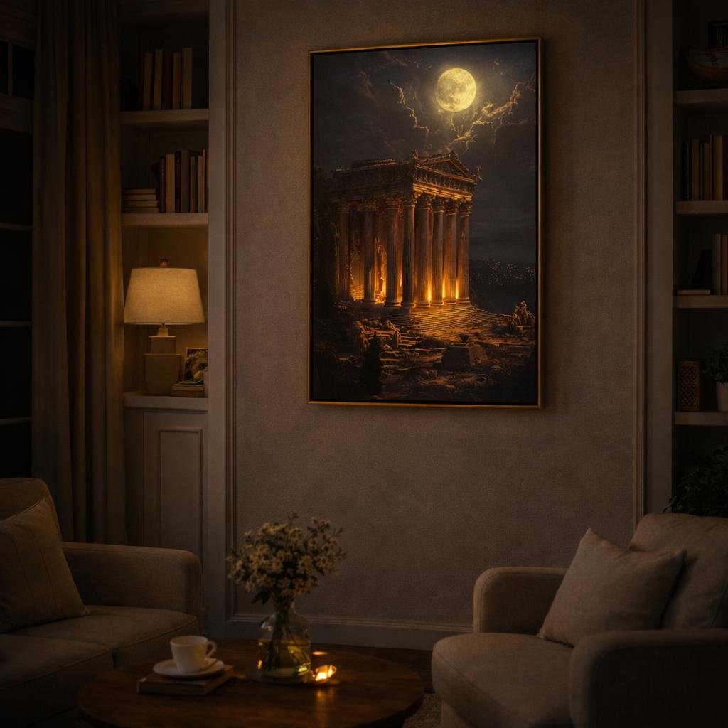 Eternal Columns – Lighted Painting