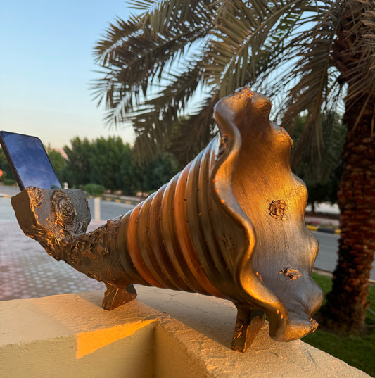 Handmade Gramophone Sculpture – “Old British” Edition