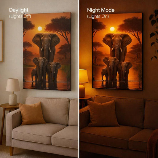 Circle of Protection – Lighted Painting