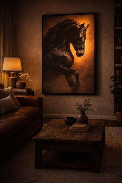 Midnight Majesty – Lighted Painting