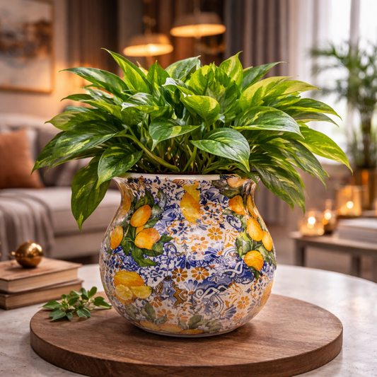 Mediterranean Lemon Garden Planter