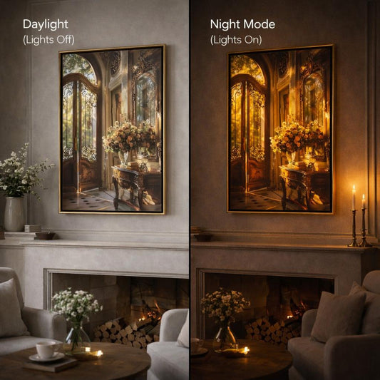 Golden Entrance – Lighted Painting