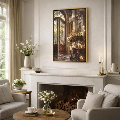 Golden Entrance – Lighted Painting