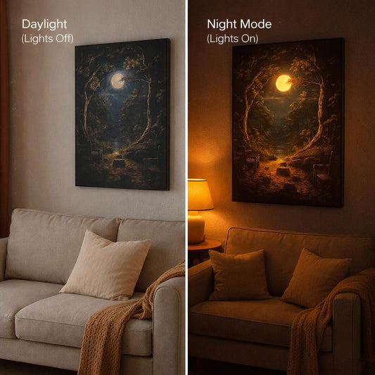 Moonlight Path – Lighted Painting