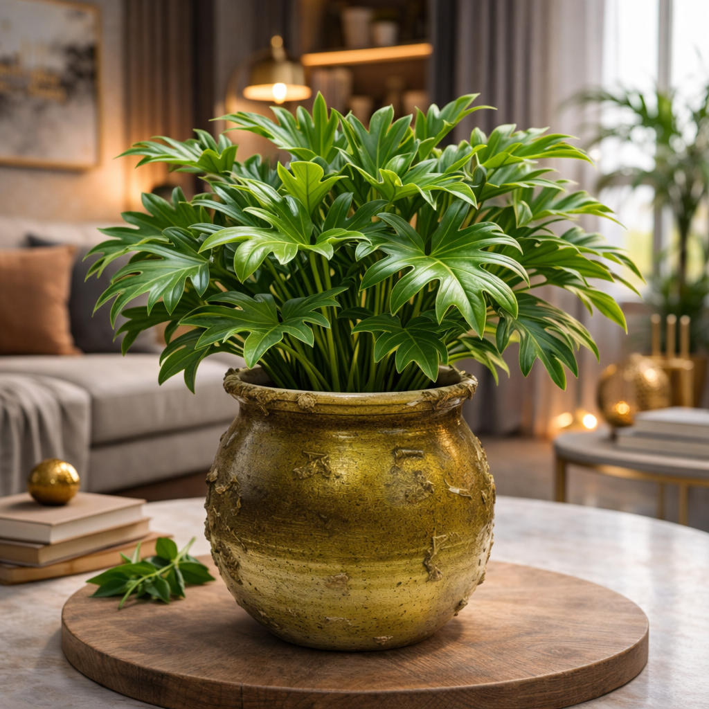 Golden Earth Artisan Planter