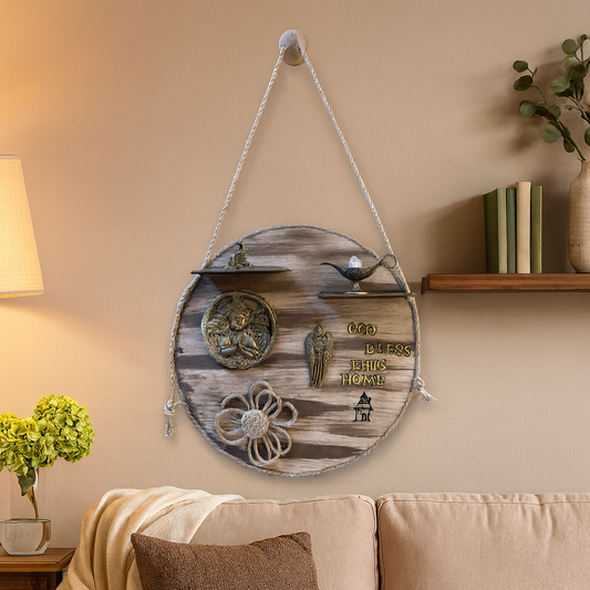 Handmade Incense Wall Art – “Blessed Home” Hanging Decor
