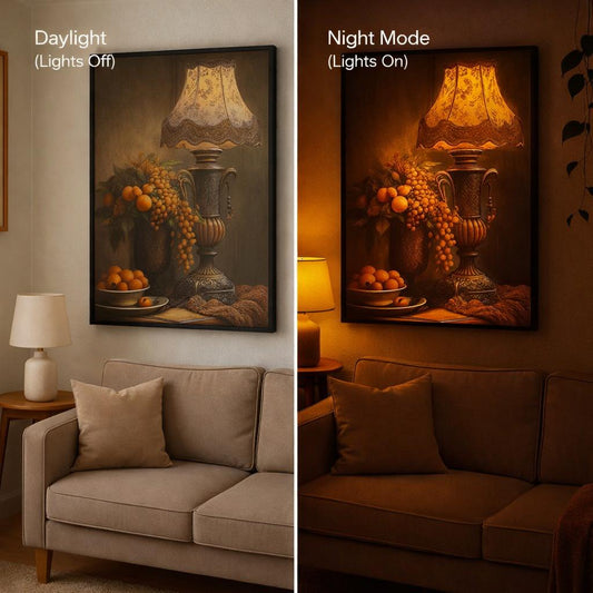 Amber Still Life – Lighted Painting