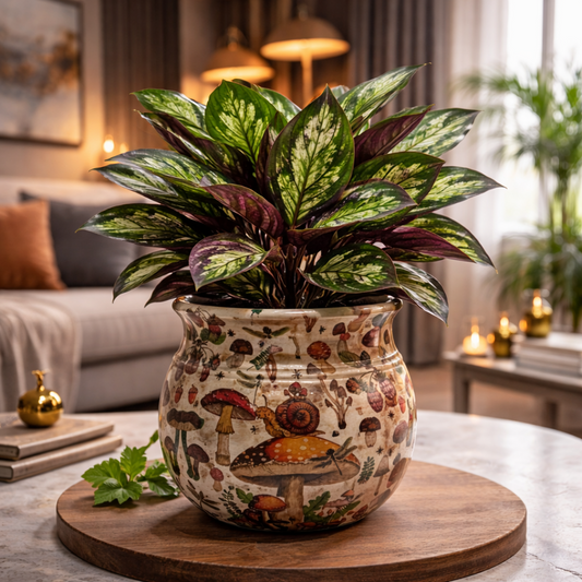 Enchanted Forest Pottery Planter