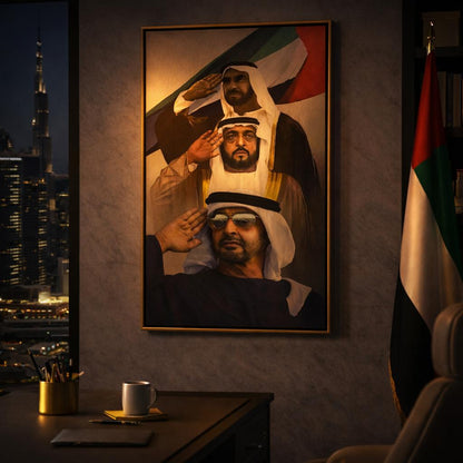 Leaders of the Union – Lighted Painting