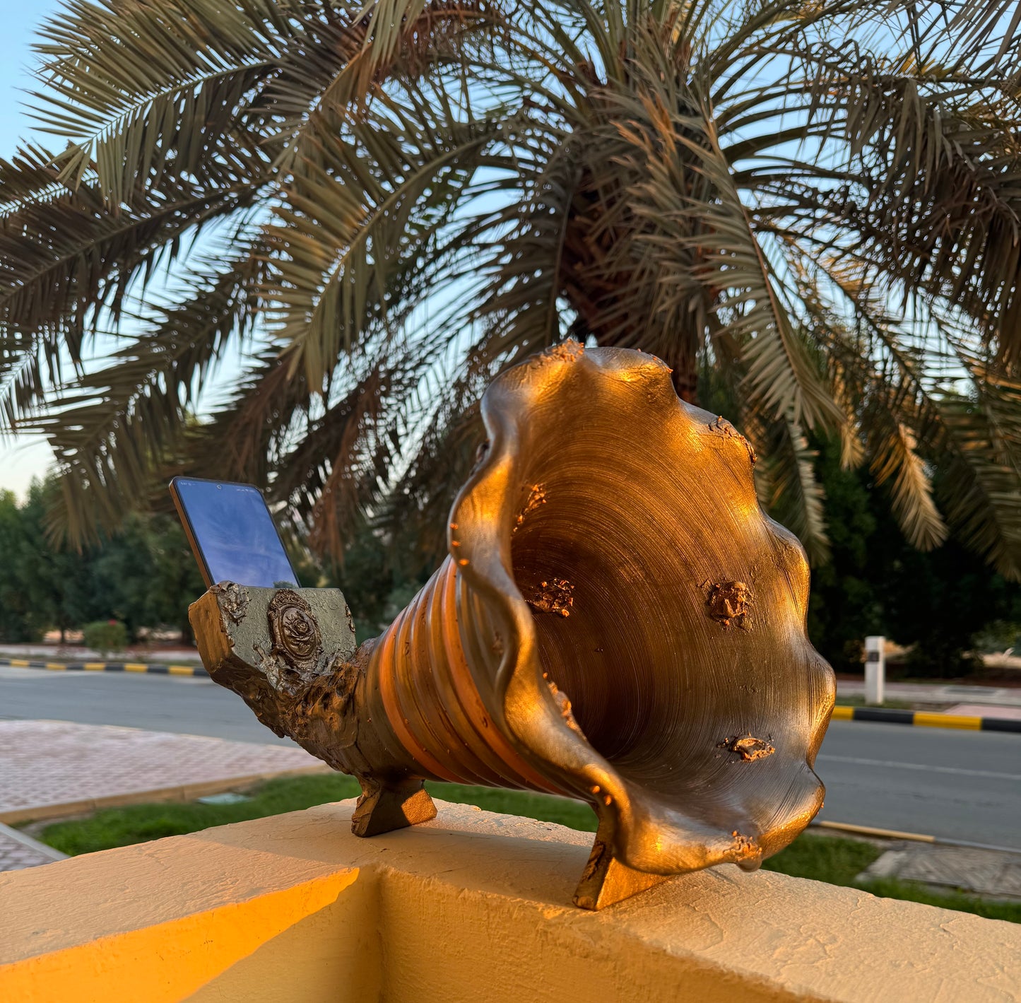 Handmade Gramophone Sculpture – “Old British” Edition