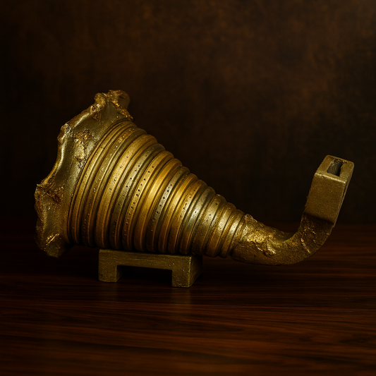 Handmade Gramophone Sculpture – “Old British” Edition